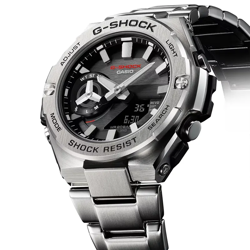 Casio G-Shock GST-B500D-1A G-Steel Black Dial Men's Watch